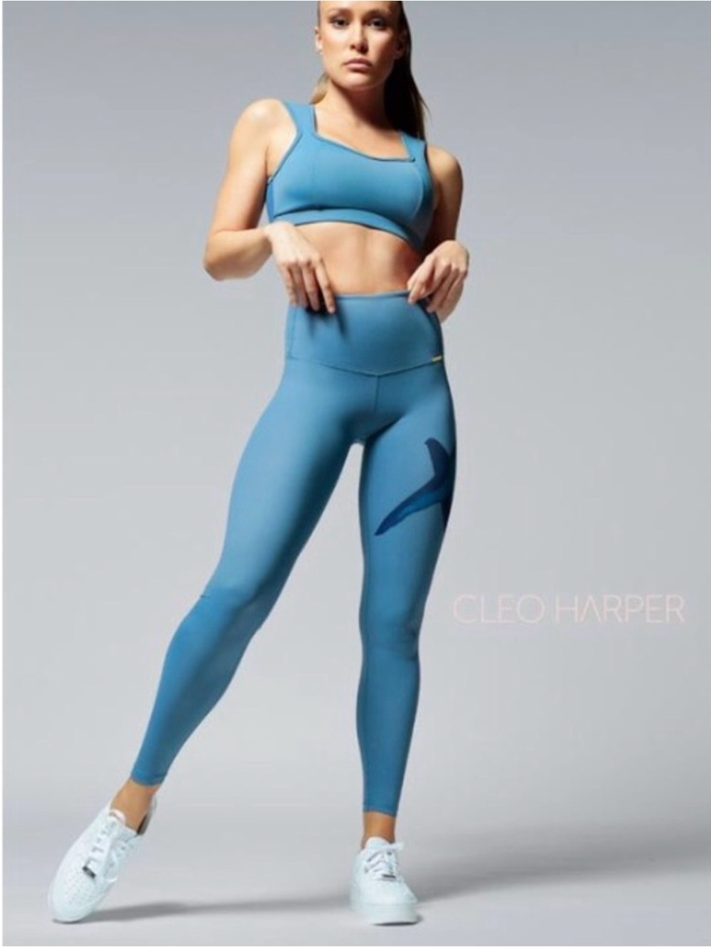 Cleo Harper Athletic Dance Reign Leggings Slate XS X Small